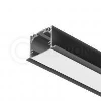 Профиль встраиваемый 49*32 мм арт.12855(B) LeDron алюминиевый для светодиодных лент