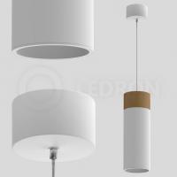 Подвесной светодиодный светильник Ledron SLC7392/12W-PS White