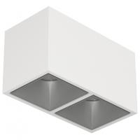 Светильник накладной KUBING 2 White-Grey Ledron неповоротный LED