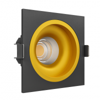 Встраиваемый светодиодный светильник Ledron LEVEL SQ Black-Gold LED
