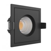 Светильник встраиваемый BRUTAL SQ1 Black LeDron неповоротный LED