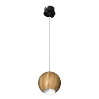 Подвесной встраиваемый светильник SPACE R130 Basic Wooden Black-White