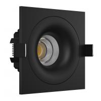 Светильник встраиваемый LeDron LOFT SQ Black LED