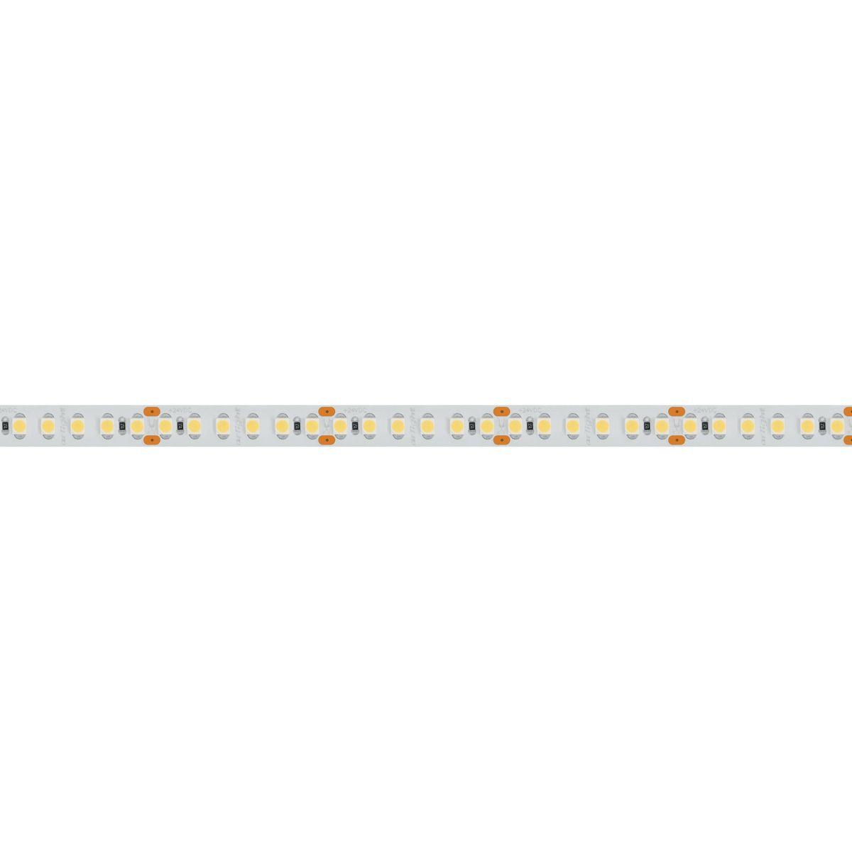 Светодиодная лента Arlight 14,4W/m 180LED/m 3528SMD теплый белый 5M RT-A180-8mm 24V Warm2700 017419(1)