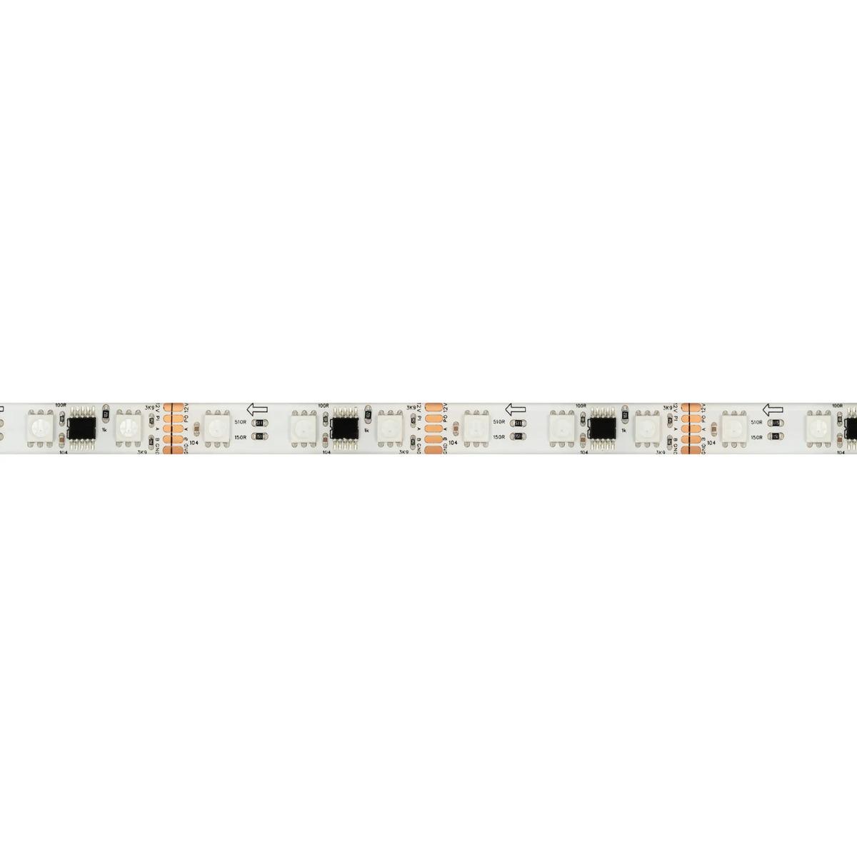 Светодиодная лента герметичная Arlight 14W/m 60LED/m 5060SMD разноцветный 5М DMX-SE-B60-10mm 12V 039604