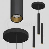 Подвесной светодиодный светильник Ledron SAGITONY R3 T40 Black-Gold