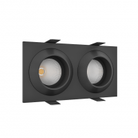 Встраиваемый светодиодный светильник Ledron GIZA MINI SQ2 Black LED