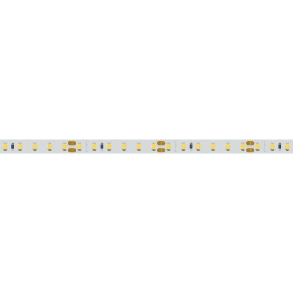 Светодиодная лента RT-A120-8mm 24V Warm3500 (9.6 W/m, IP20, 2835, 5m) (arlight, Открытый)