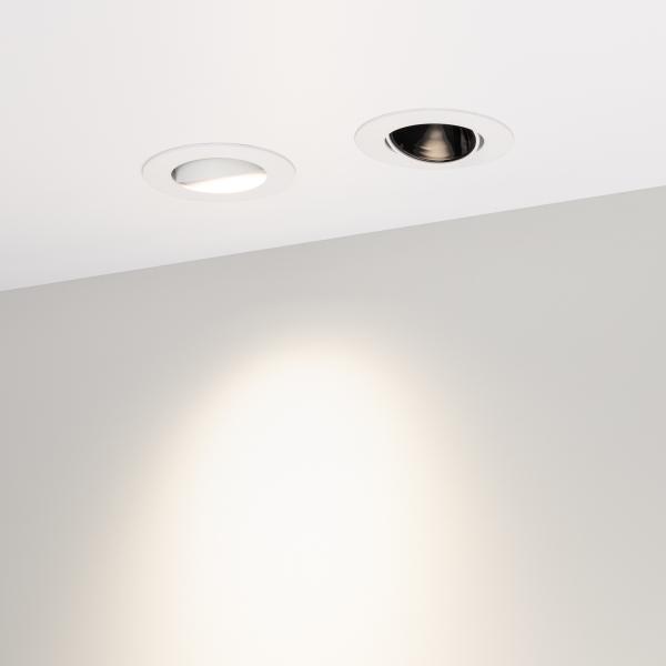 Встраиваемый светодиодный светильник Arlight MS-Forecast-Built-Turn-R82-8W Warm3000 035448