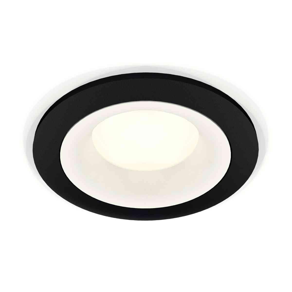 Комплект встраиваемого светильника Ambrella light Techno Spot XC7622001 SBK/SWH черный песок/белый песок (C7622, N7010)