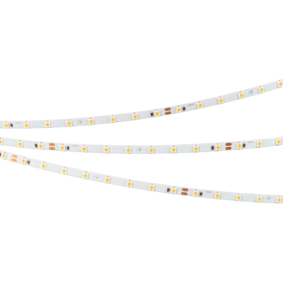Светодиодная лента Arlight 5W/m 80LED/m 2835SMD холодный белый 5M RT-A80-5mm 24V White6000 037797
