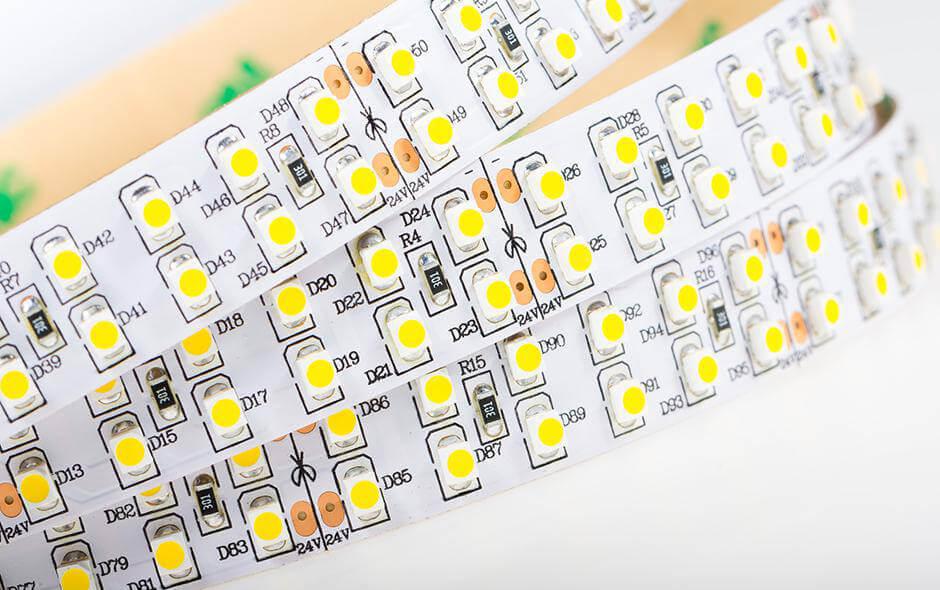 Светодиодная лента Arlight 19,2W/m 240LED/m 3528SMD теплый белый 5M 018103