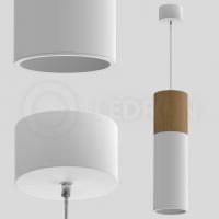 Подвесной светодиодный светильник Ledron SLC7392/12W-PB White