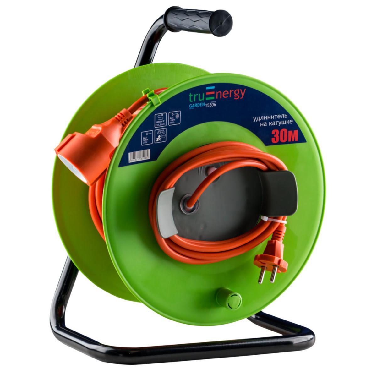 Удлинитель электрический на катушке truEnergy Garden 30 м 15506