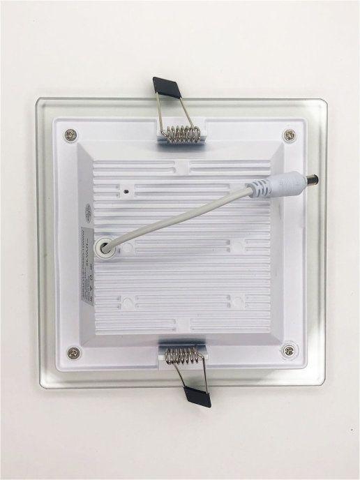 Встраиваемый светодиодный светильник Elvan VLS-705SQ-12W-WH-Wh