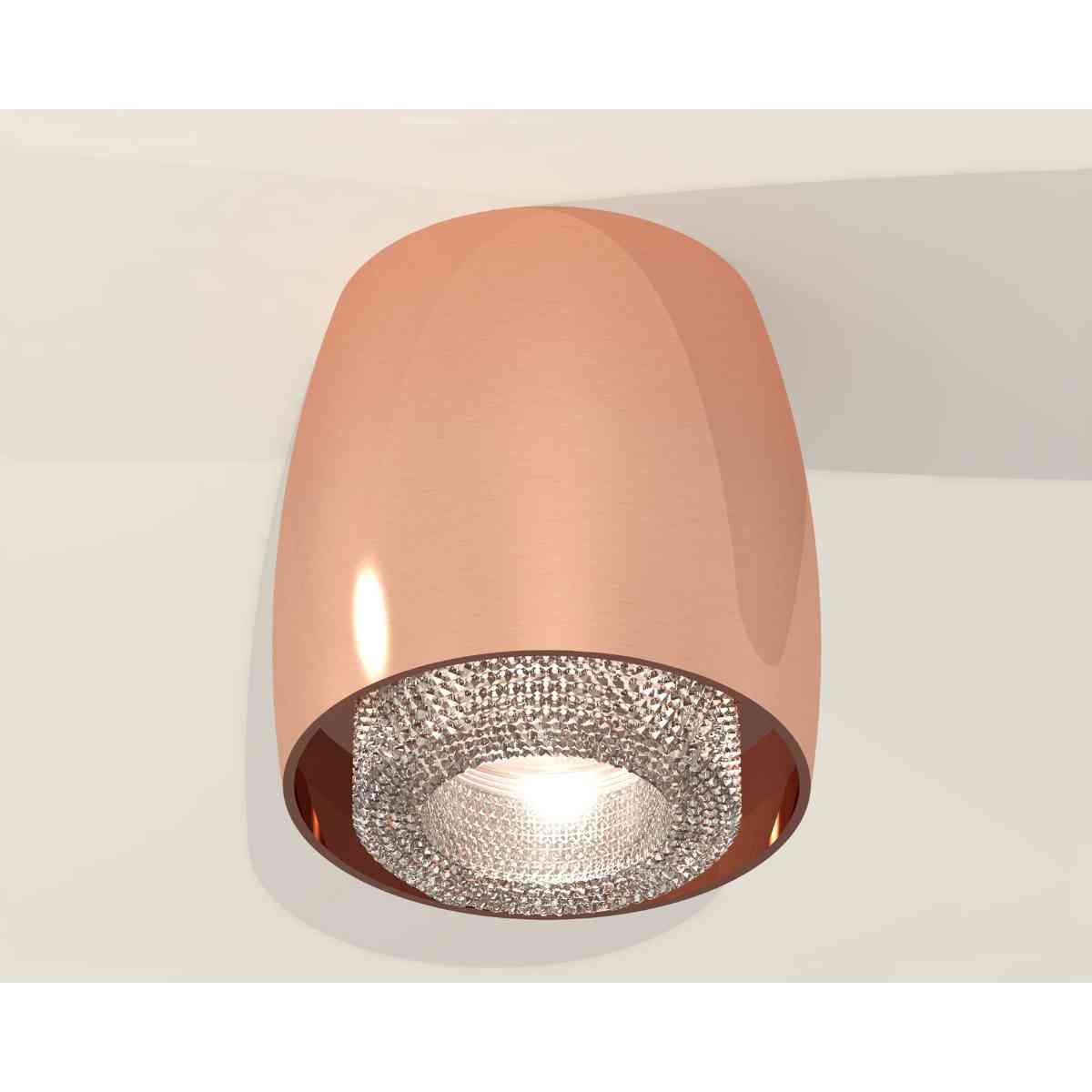 Комплект накладного светильника Ambrella light Techno Spot XS1144010 PPG/CL золото розовое полированное/прозрачный (C1144, N7191)