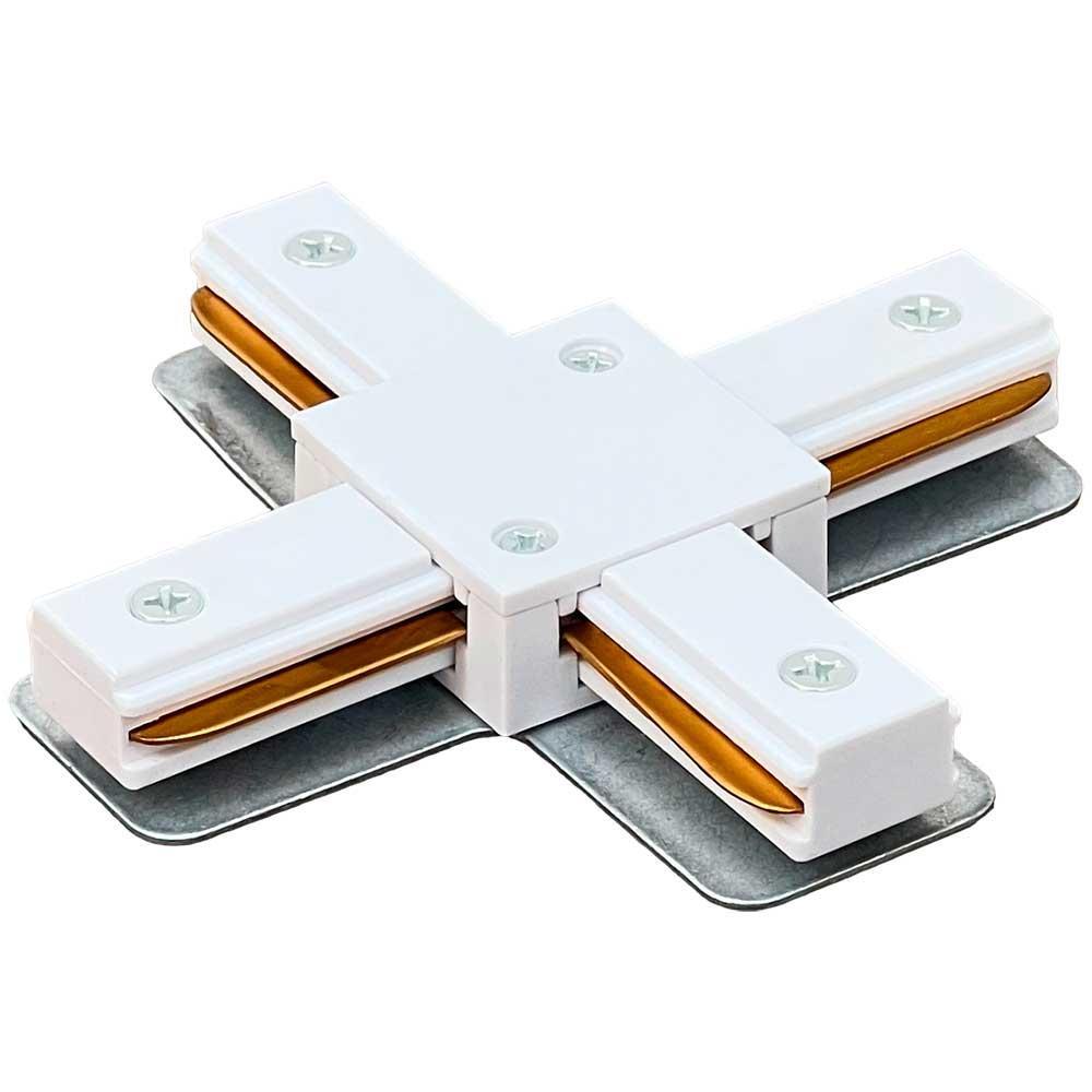 Коннектор Х-образный truEnergy для однофазного шинопровода 23115