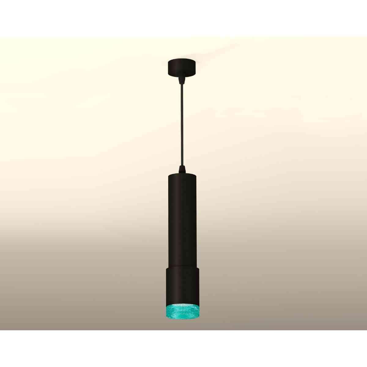 Комплект подвесного светильника Ambrella light Techno Spot XP7422004 SBK/BL черный песок/голубой (A2302, C6356, A2030, C7422, N7194)