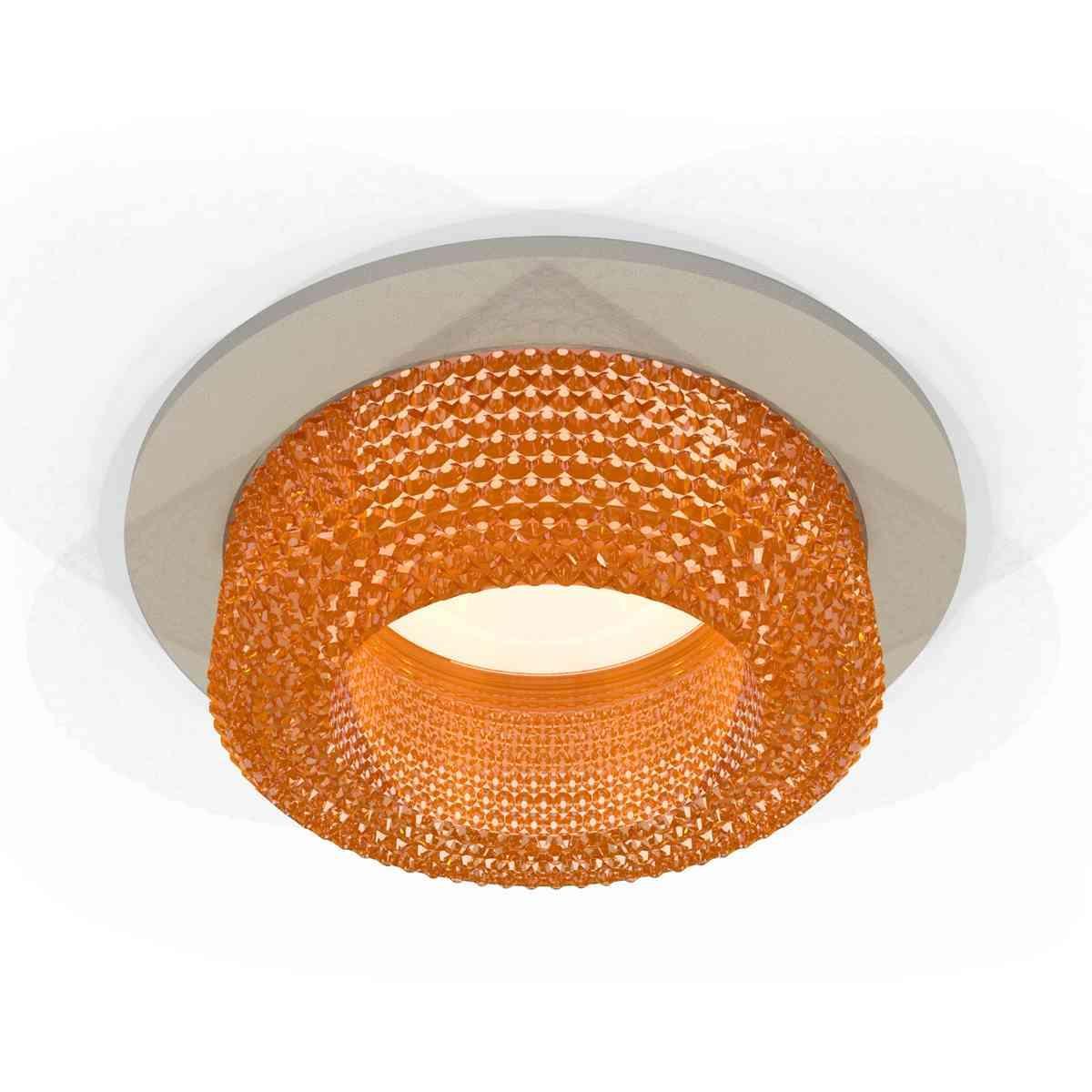 Комплект встраиваемого светильника Ambrella light Techno Spot XC7623024 SGR/CF серый песок/кофе (C7623, N7195)