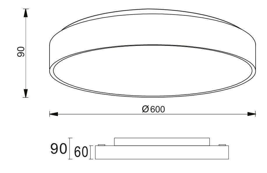 Потолочный светодиодный светильник Deko-Light Menkar 348202