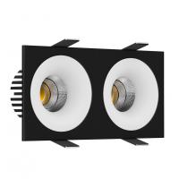 Светильник встраиваемый Ledron LOFT SQ2 Black-White LED