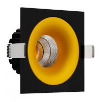 Светильник встраиваемый Ledron LOFT SQ Black-Gold LED