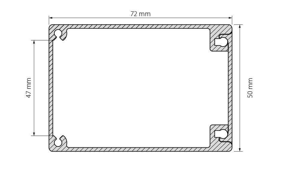 Профиль Arlight BOX72-2000 ANOD 017357
