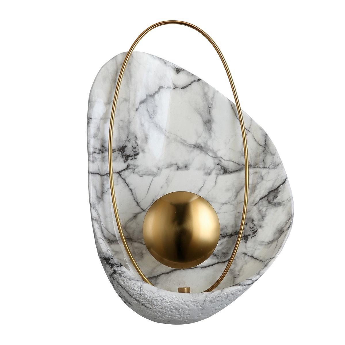 Настенный светодиодный светильник Gerhort G61355/1wWT+GD