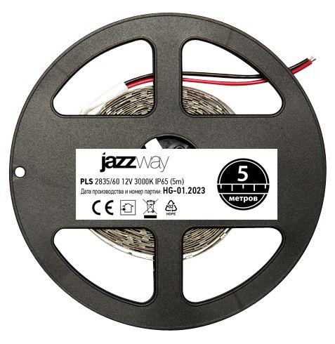 Светодиодная влагозащищенная лента Jazzway 6W/m 60Led/m 2835SMD теплый белый 5M 2859037