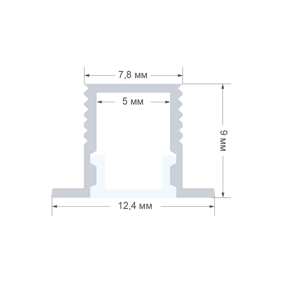 Профиль встраиваемый Apeyron 08-39