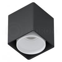 Светильник накладной KEA ED GU10 Black-White LeDron неповоротный под сменную лампу