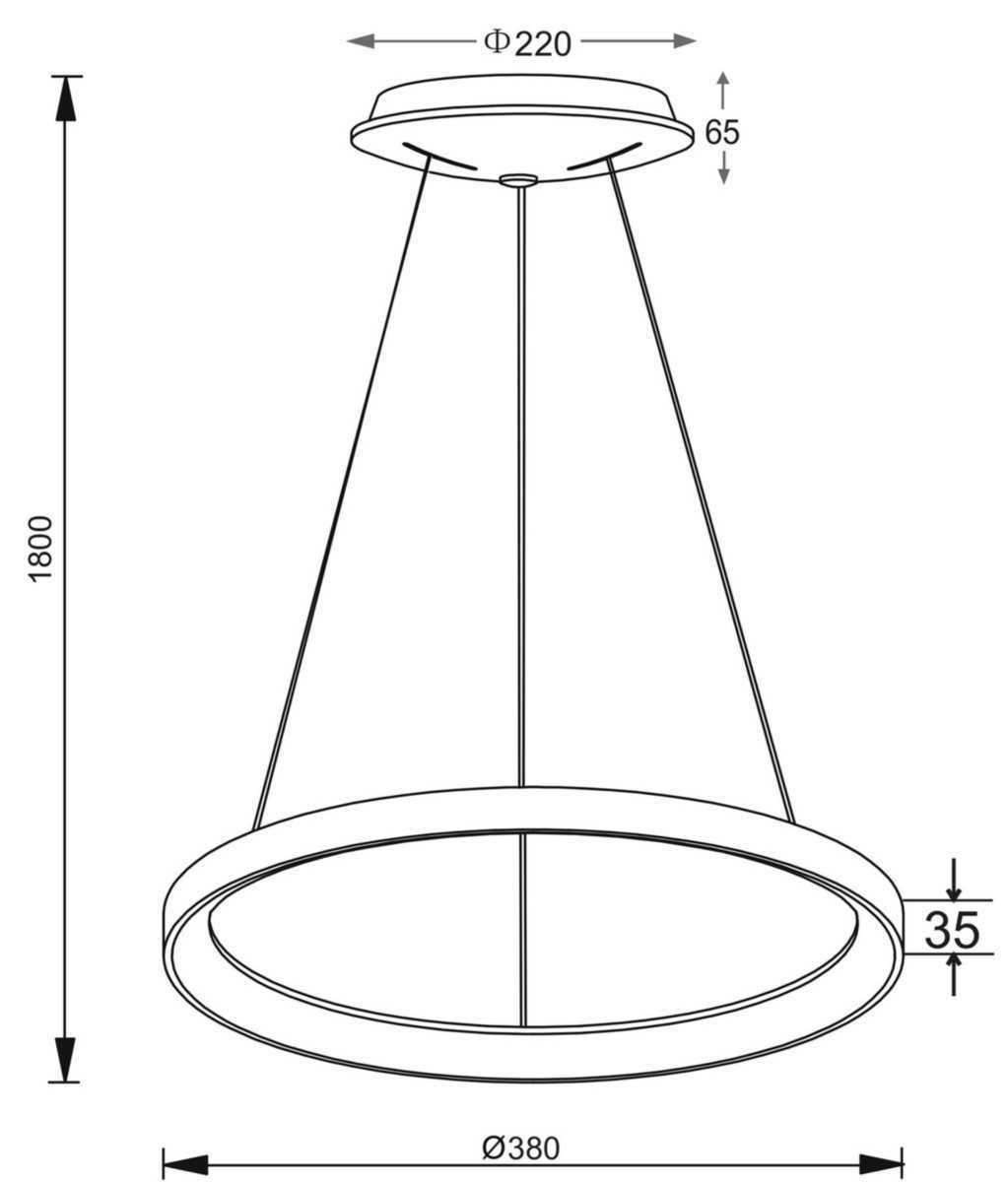 Подвесной светодиодный светильник Deko-Light Merope 342192