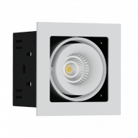 Светильник встраиваемый ON-201-9W White LeDron поворотный LED