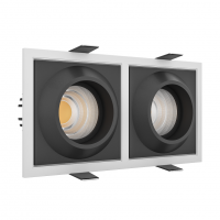 Встраиваемый светодиодный светильник Ledron GIZA SQ2 White-Black LED