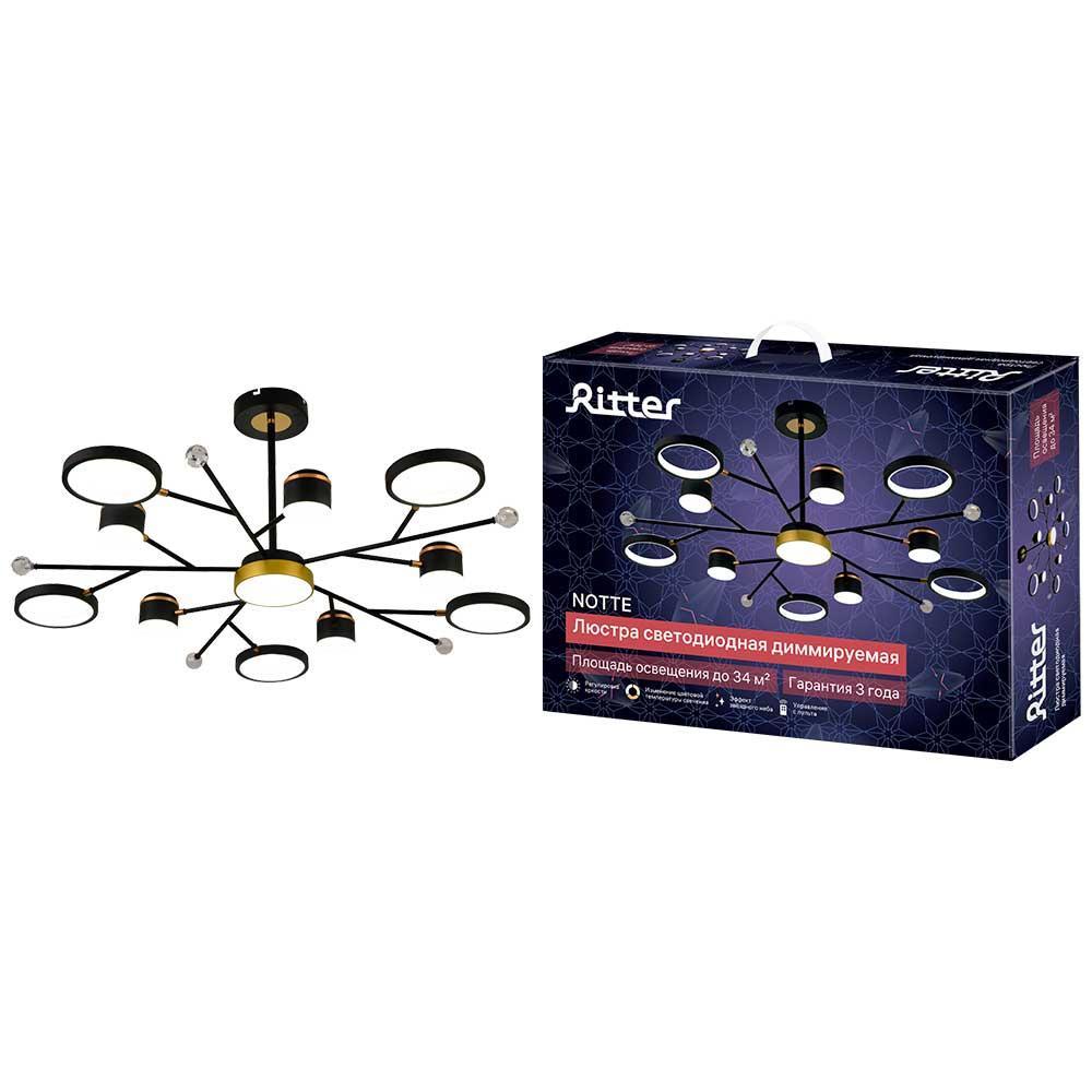 Потолочная люстра Ritter NOTTE 51596 2