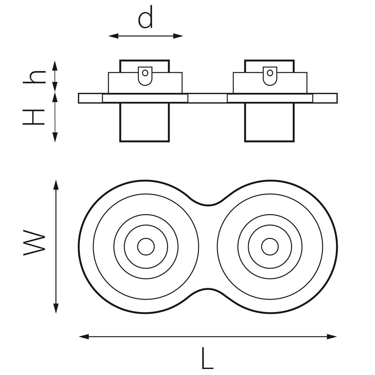 Встраиваемый светодиодный спот Lightstar Intero Tubo (217627+217172+217172) i627172