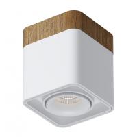 Светильник накладной TUBING Wooden 30 White Ledron