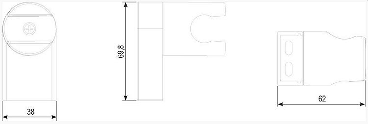 Держатель для душа Ravak Chrome 611.00