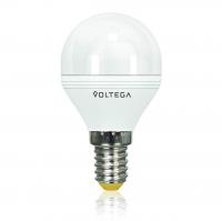Лампа светодиодная диммируемая Voltega E14 6W 2800К матовая VG2-G2E14warm6W-D 5493