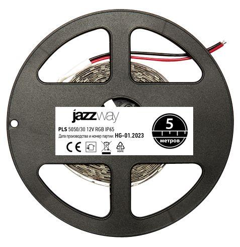 Светодиодная влагозащищенная лента Jazzway 7,2W/m 30Led/m 5050SMD разноцветная 5M 327637