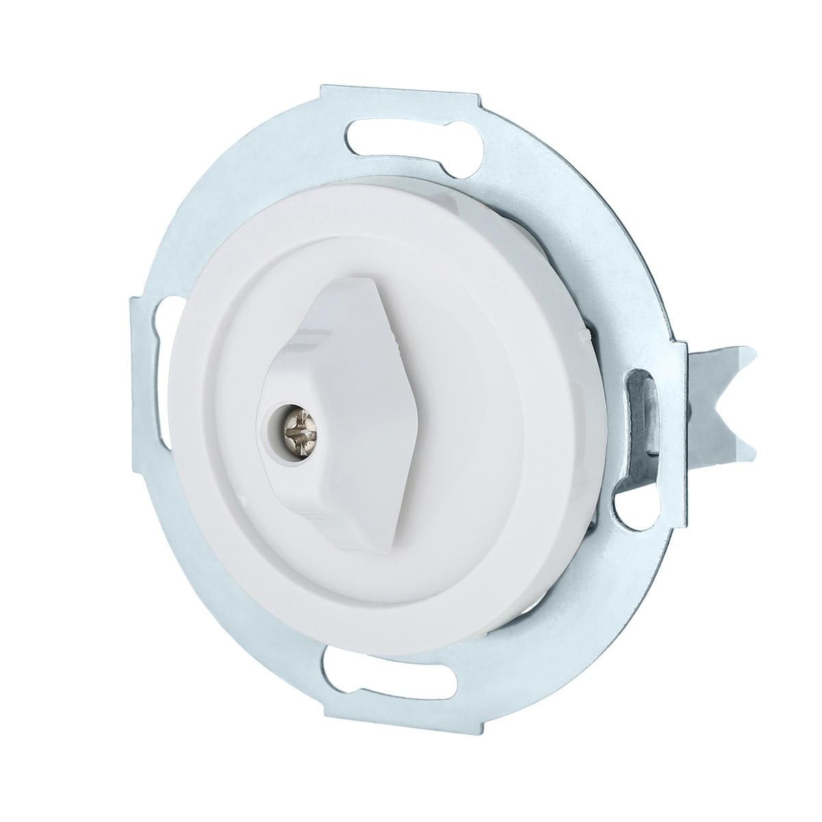 Выключатель LK Studio поворотный (схема 5) 16 A, 250 B (белый) Vintage 880604-1