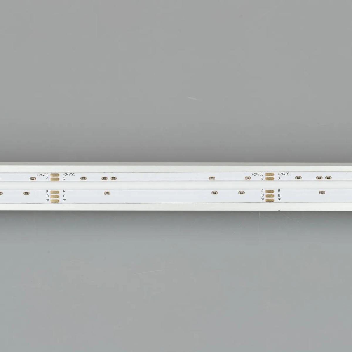 Светодиодная лента Arlight 15W/m 768LED/m CSPSMD холодный белый + разноцветный 5М COB-X768-12mm 24V 041787