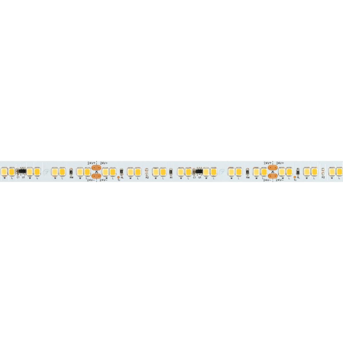 Светодиодная лента Arlight 21,3W/m 168LED/m 2835SMD от теплого до холодного 5M RT-A168-10mm 24V Day-MIX SWITCH 036215
