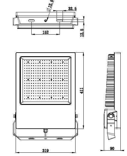 Прожектор светодиодный Deko-Light Atik 200W 5000K 732100