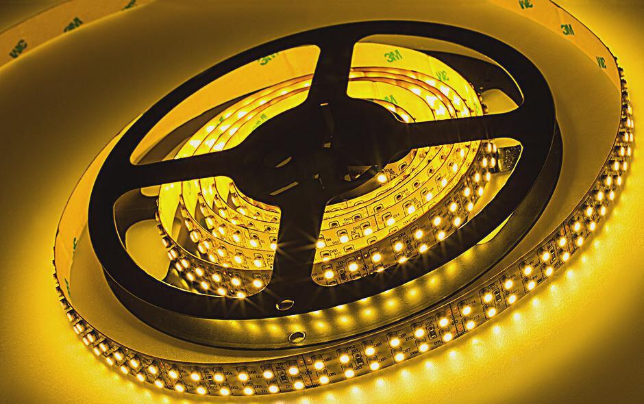 Светодиодная лента Arlight 19,2W/m 240LED/m 3528SMD теплый белый 5M 008770(B)