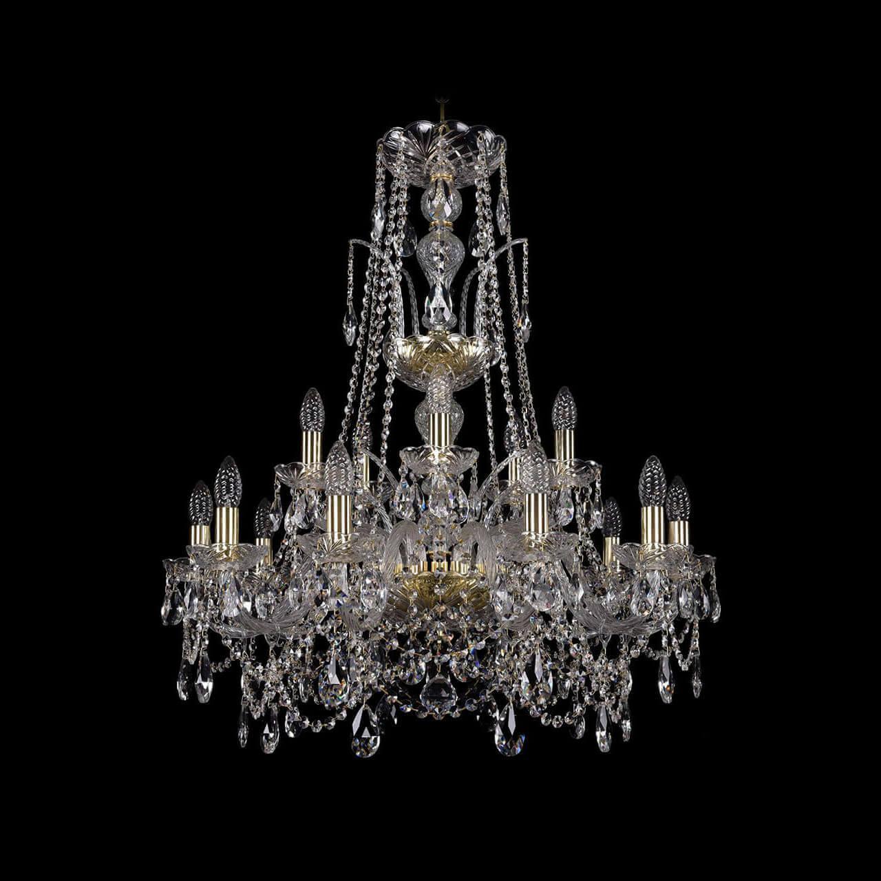 Подвесная люстра Bohemia Ivele 1411/10+5/240/XL-86 G