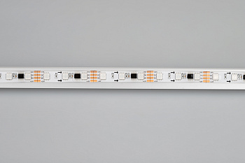 Лента SPI-5000SE-RAM-5060-60 12V Cx3 RGB-Auto (10mm, 12W/m, IP65) (Arlight, Закрытый, IP65)