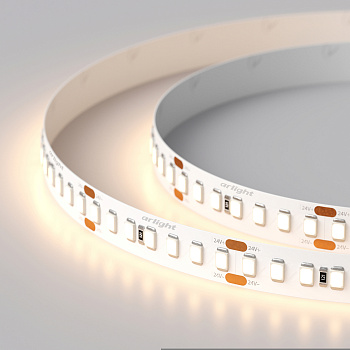 Светодиодная лента Arlight 17W/m 168LED/m 2835SMD теплый белый 5M 020392(2)